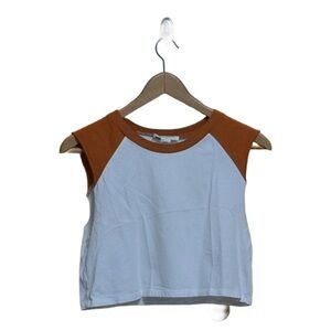 White & Mustard Cropped Tank | 2 for $10 Bundle Item